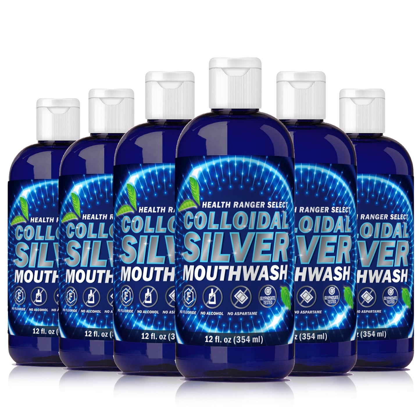 Colloidal Silver Mouthwash (Alcohol Free) 12oz (354ml) (6-Pack)