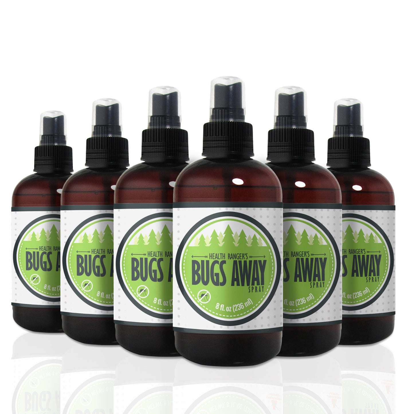 DEET-Free Bugs Away Spray 8 oz (6-pack)