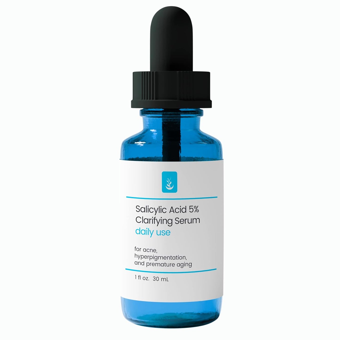 PURE ORIGINAL INGREDIENTS Salicylic Acid 5% Solution (30 mL), Gentle Exfoliating Serum/Mask for Smoother & Clearer Skin, Treats Blackheads, Acne & Clogged Pores