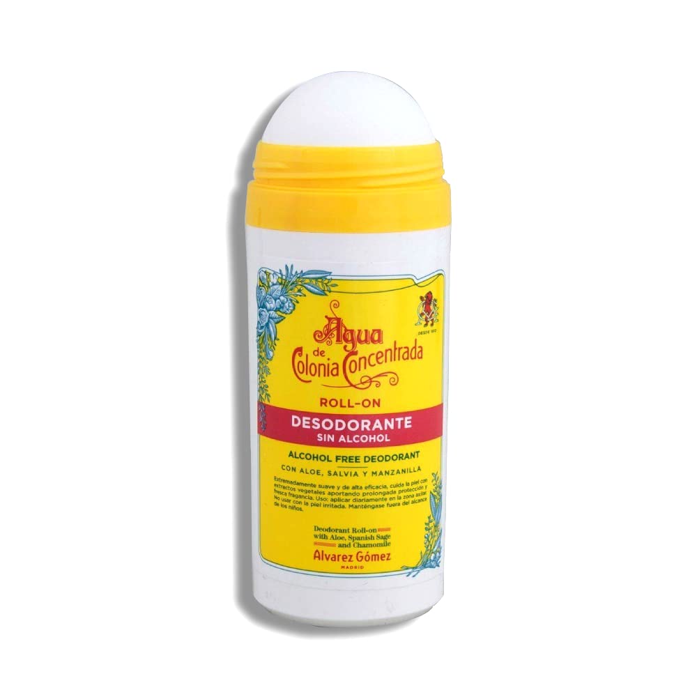 Agua De Colonia Concentrate for Men Roll On Deodorant, 2.53 Ounce