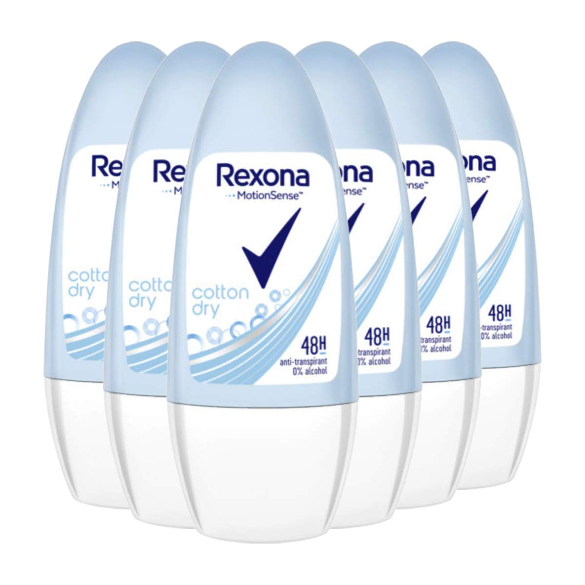 Rexona Cotton Dry Women's Roll-On Deodorant x 50 ml by Rexona