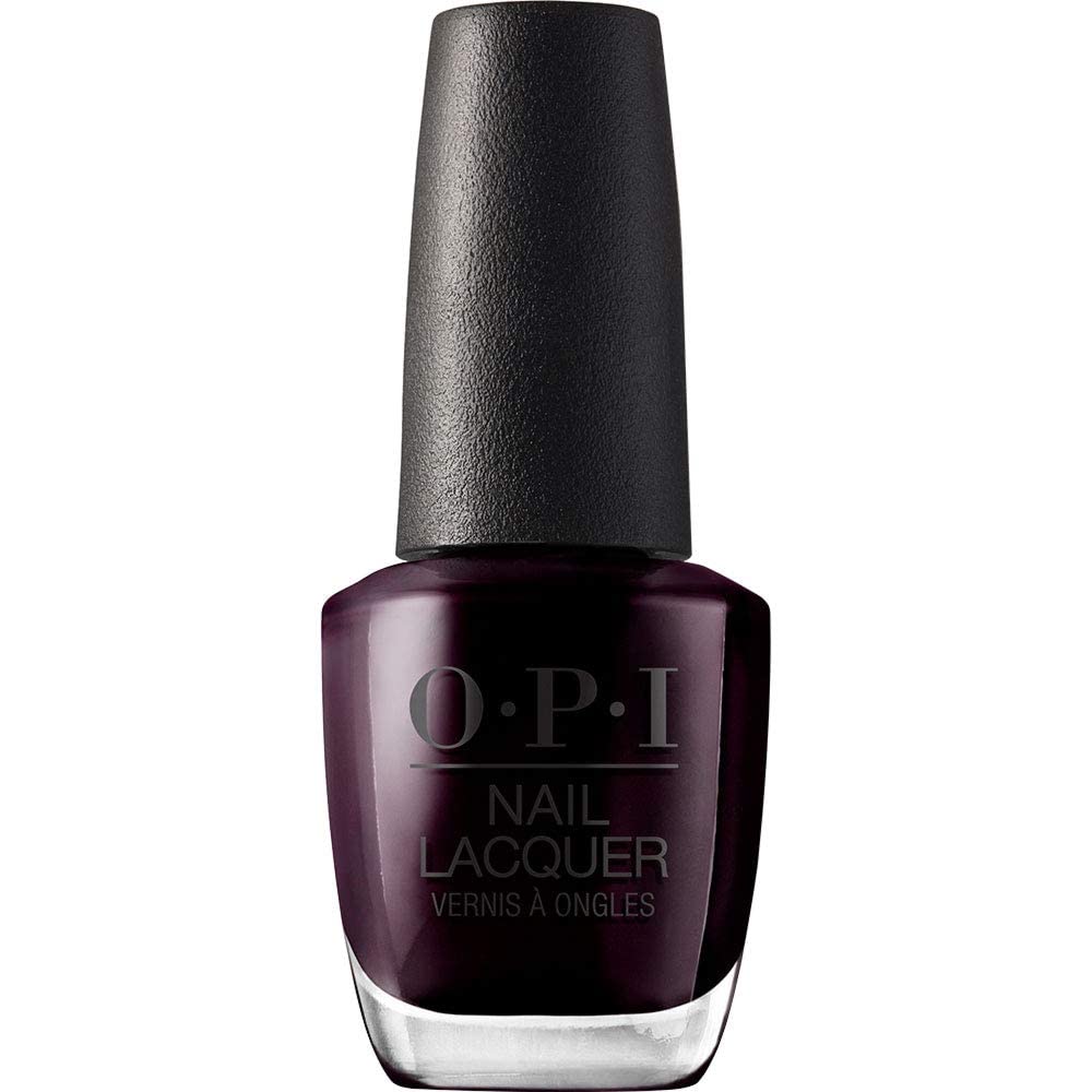 OPI Nail Lacquer, Black Cherry Chutney, Red Nail Polish, 0.5 fl oz