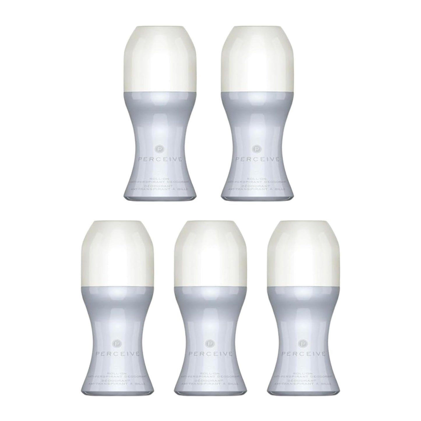 Perceive Antiperspirant Roll-On Deodorant 50 ml. For womans, Anti-perspirant Roll-On Deodorant, Floral and oriental scent, Notes of white pepper, yellow freesia and gardenia (Pack Of 5)