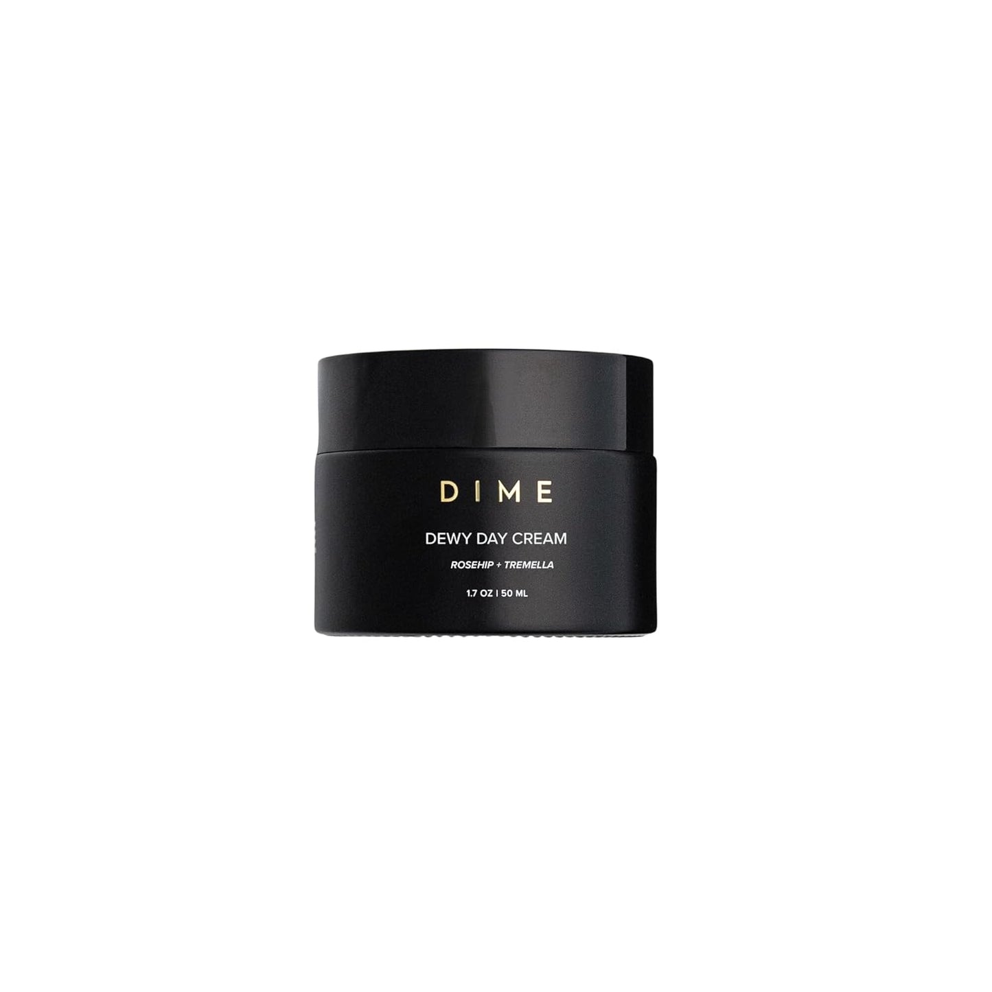 DIME Beauty Dewy Day Cream, Morning Face Moisturizer with Rosehip Oil and Snow Mushroom, 1.7 oz / 50 ml
