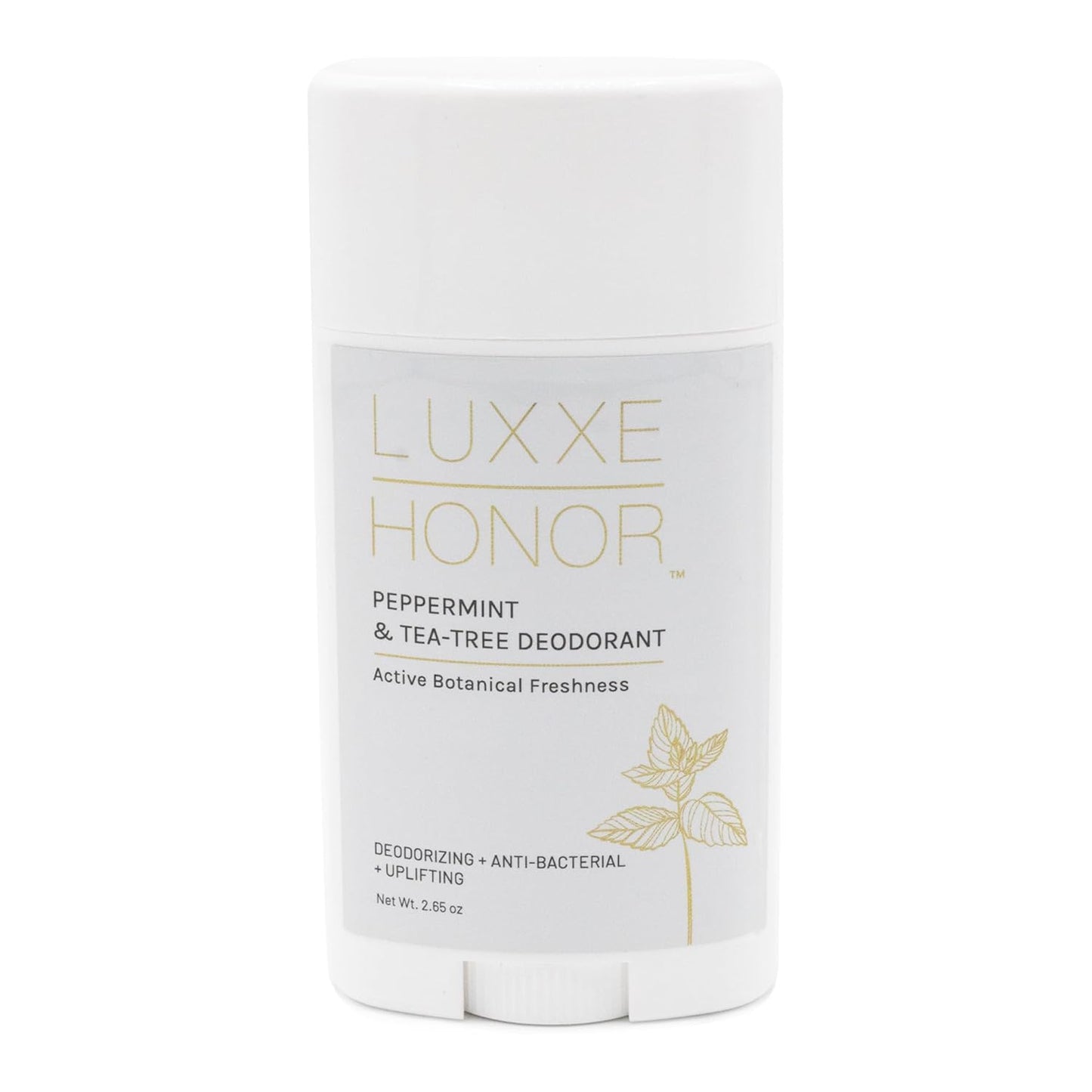 Peppermint + Tea Tree Deodorant, Women, Men, Aluminum Free, Natural Odor Protection