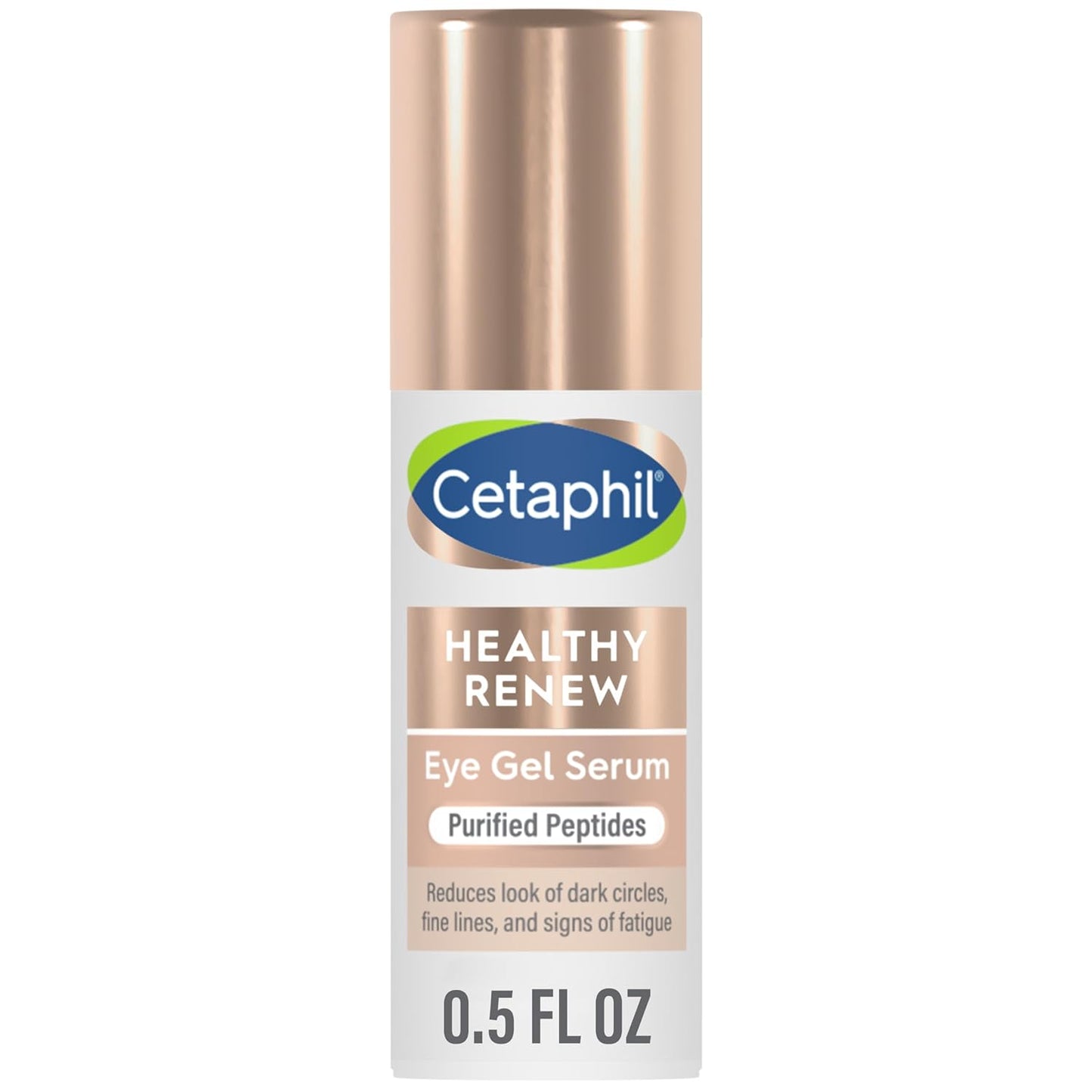 Cetaphil Healthy Renew Hydrating Eye Gel Serum 0.5 Oz, 24Hr Under Eye Cream for Anti Aging, Reduces the Appearance of Dark Circles and Wrinkles, Retinol Alternative Peptide Serum, For Sensitive Skin