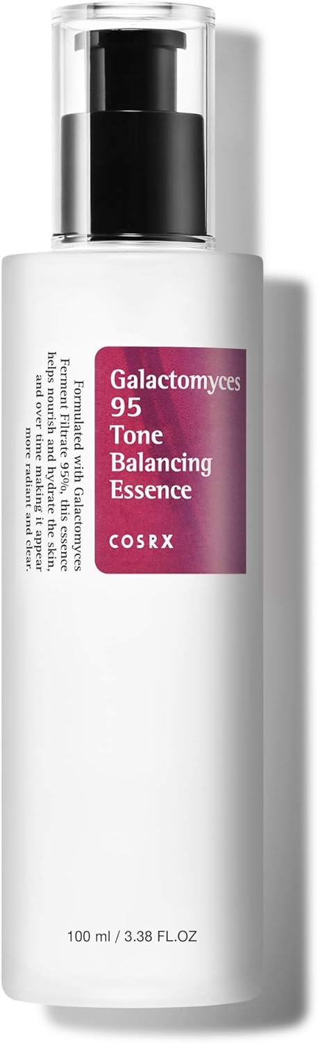 COSRX Galactomyces 95% Facial Essence, 100ml / 3.38 fl.oz | Daily Lightweight Korean Toner with 2% Niacinamide for Dull & Rough Skin | Korean Skin Care, Not Tested on Animals, Paraben Free