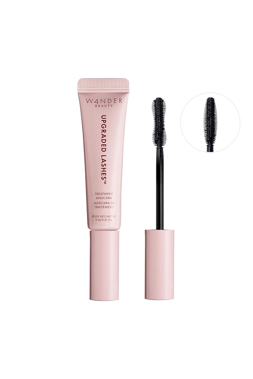 Wander Beauty Upgraded Lashes Thickening Mascara - Lengthening & Thickening Mascara Treatment For Fuller Lashes- Black Mascara With Provitamin B5 & Castor Oil Conditions & Promotes Growth - 0.31 fl oz