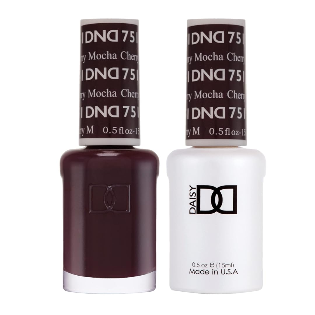 DND DC GEL DUO - Brown Gel Polish and Brown Nail Polish - 0.5 Oz