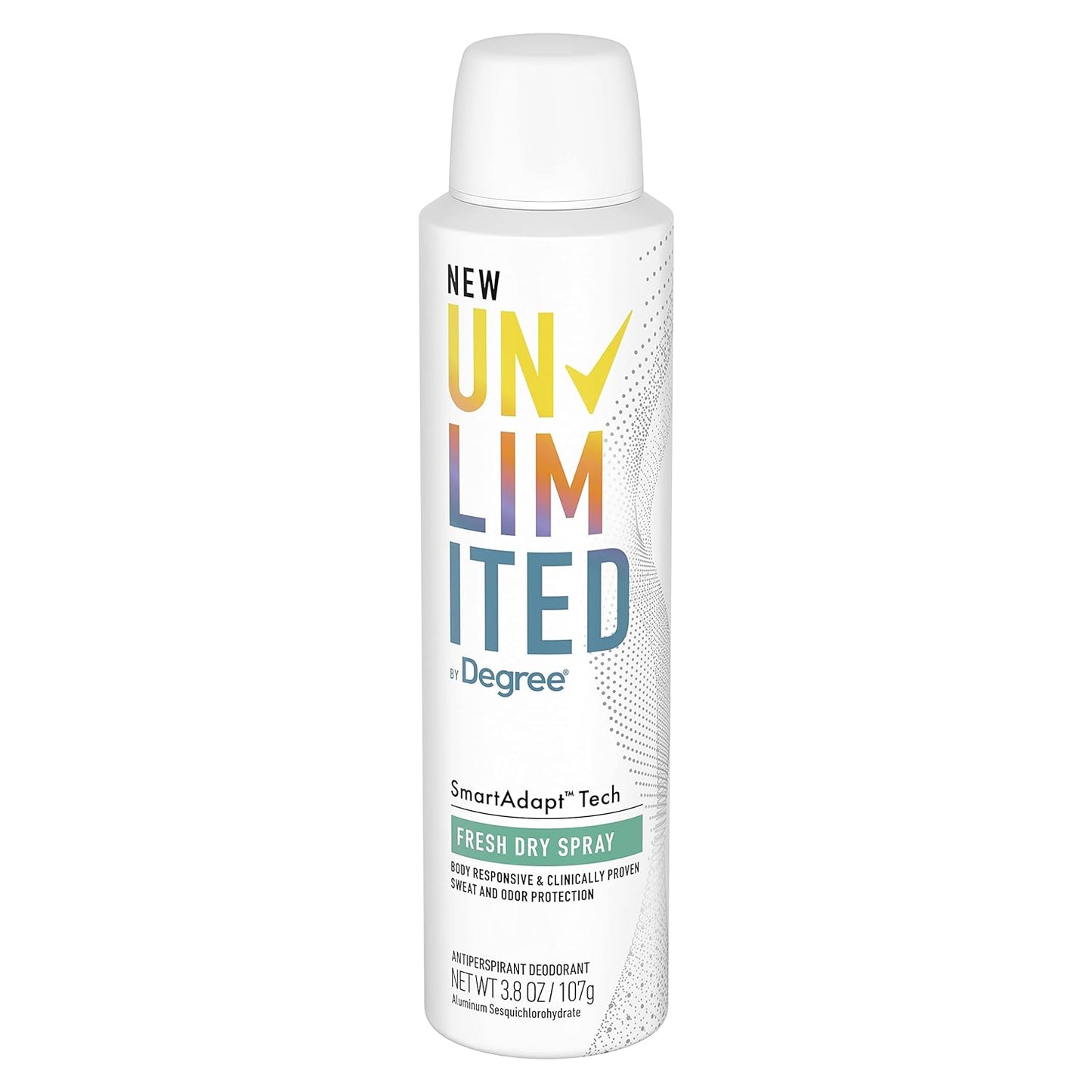 Degree, Dry Spray Unilimted Fresh, 3.8 Ounce