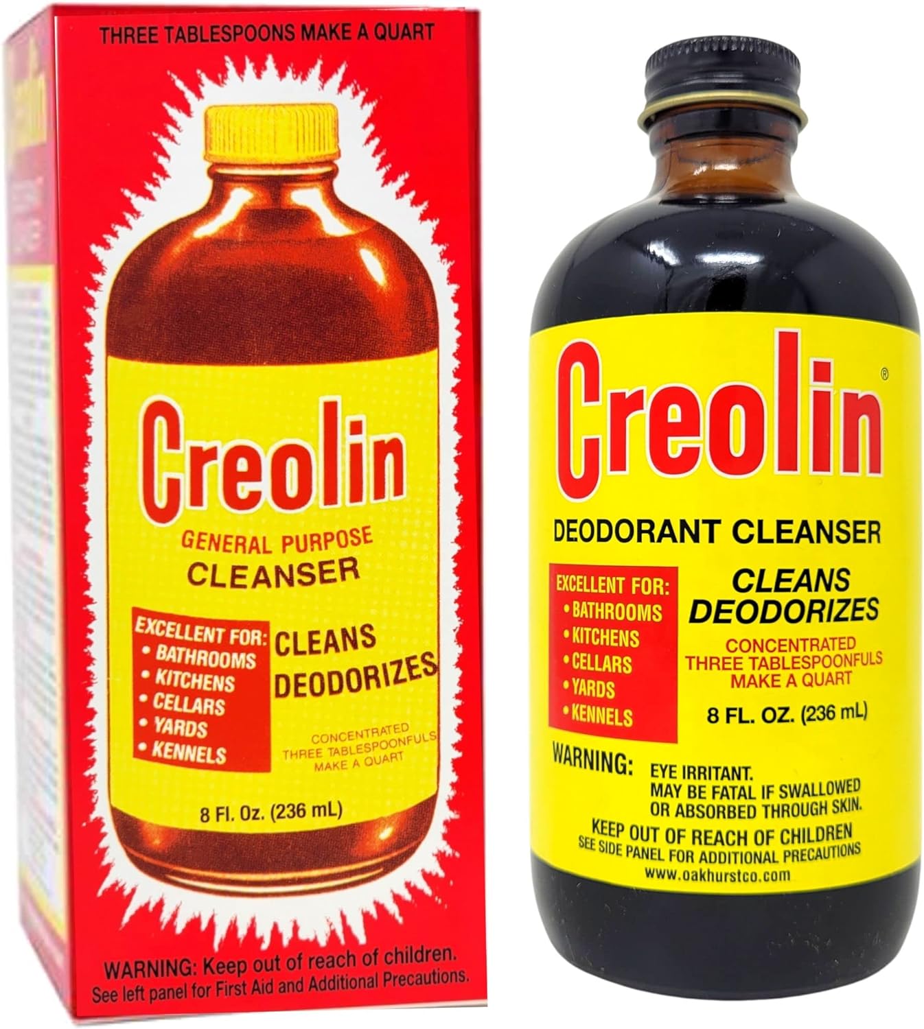 Creolin Deodorizing Multi-Purpose Cleanser, 8 Ounces