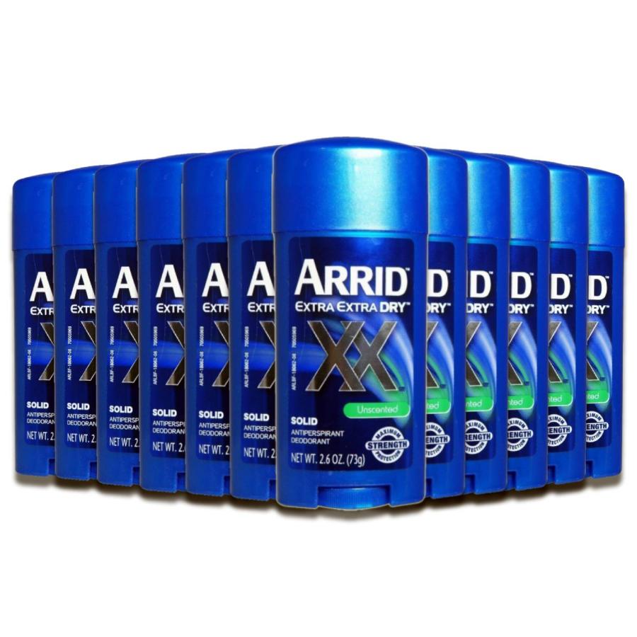 ARRID Extra Dry Unscented Antiperspirant, 2.6 oz - 12 Pack