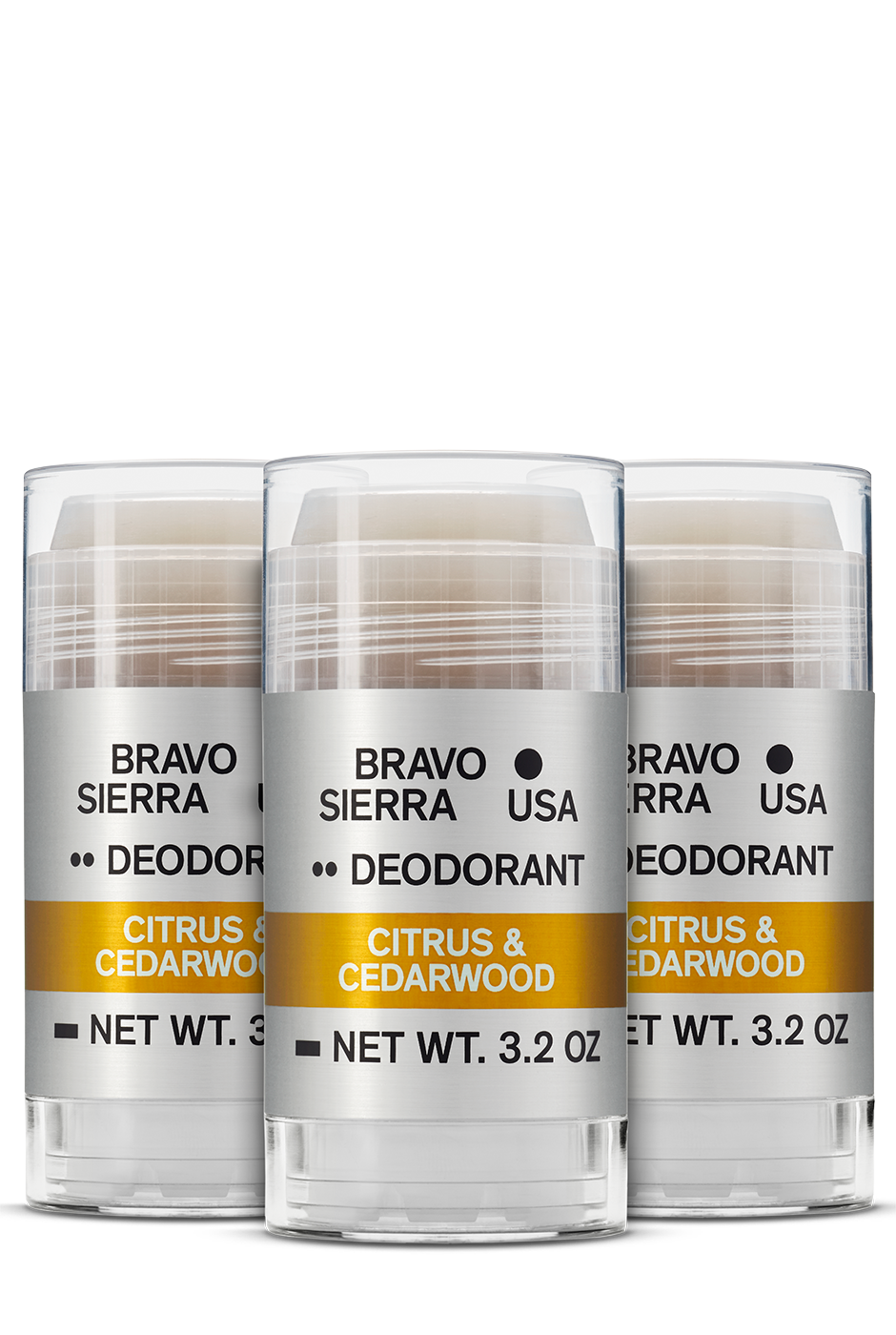 CITRUS & CEDARWOOD DEODORANT - 3-PACK