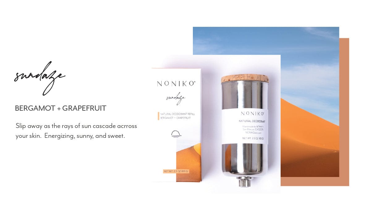 Refill for Natural Deodorant - Zero Waste Deodorant, All Natural, Plastic Free, 2.3 oz