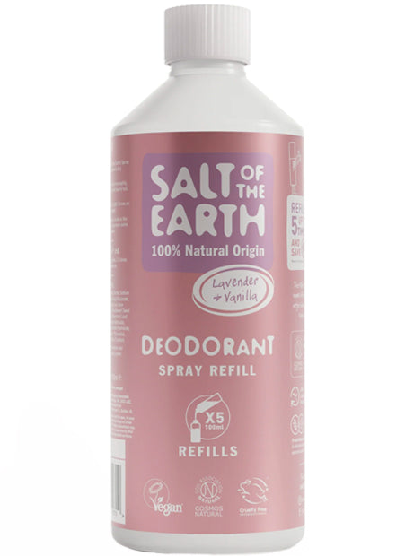 Salt of the Earth Lavender and Vanilla Natural Deodorant Spray Refill