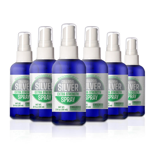 Colloidal Silver Extra Strength Spray 2 fl oz (59 ml) - 40ppm (6-Pack)