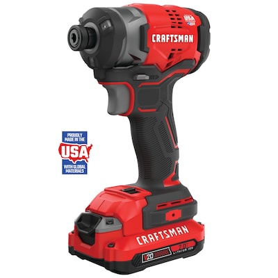CRAFTSMAN V20 20-volt Max Brushless Cordless Impact Driver - $95