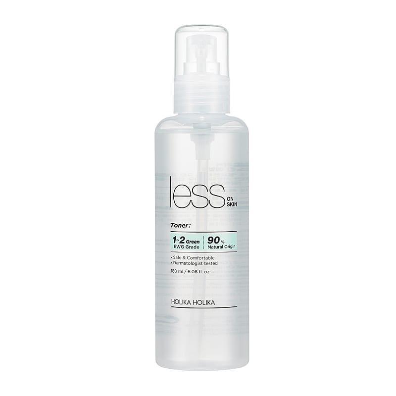 [HolikaHolika] LESS ON SKIN TONER 180ml - KBeauti