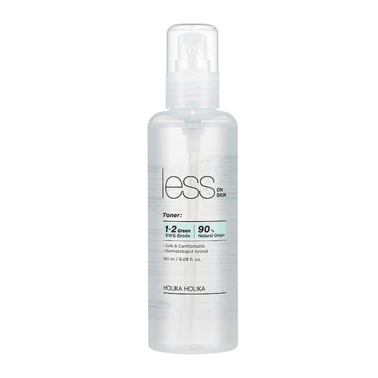 [HolikaHolika] LESS ON SKIN TONER 180ml - KBeauti