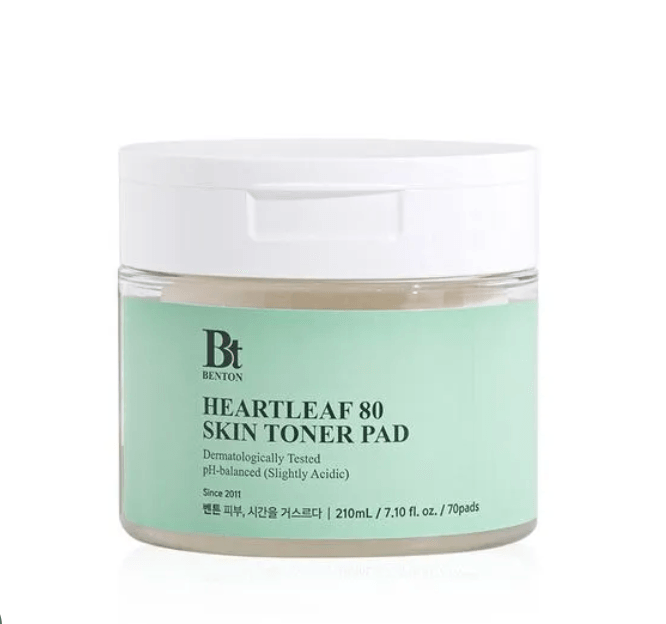 [Benton] Heartleaf 80 Skin Toner Pad 210g / 70pcs - KBeauti