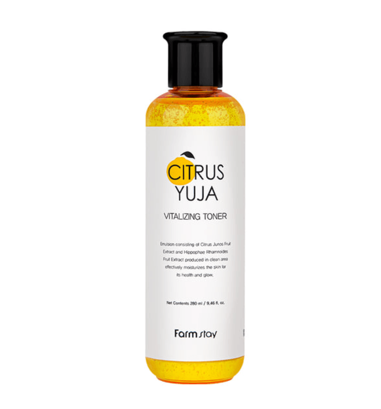 [Farmstay] Citrus Yuja Vitalizing Toner 280ml - KBeauti