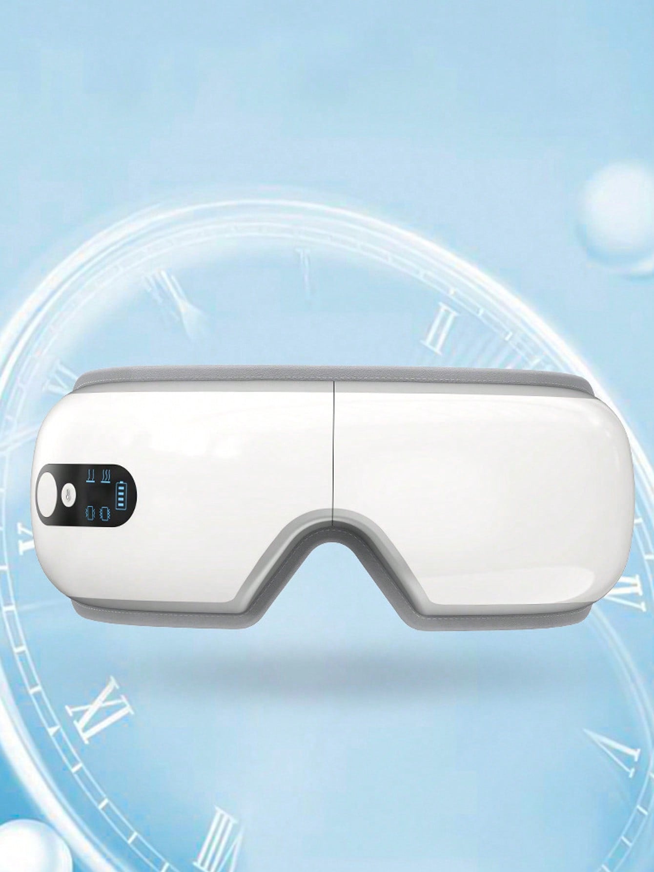 Upgraded Heat And  Vibration Foldable Eye Mask,Rechargeable Eye Massager With Heat And  Vibration,Heated Eye Care  Massager