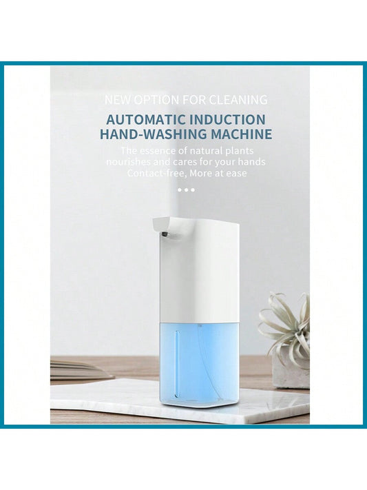 One Automatic Sensor Induction Hand Washing Machine For Keeping Hands Clean, Germ-Free And Safe, Supports Both Soap And Detergent, 350ml Capacity, Suitable For Home And Office Use. Comes With A Bubble Tablet.