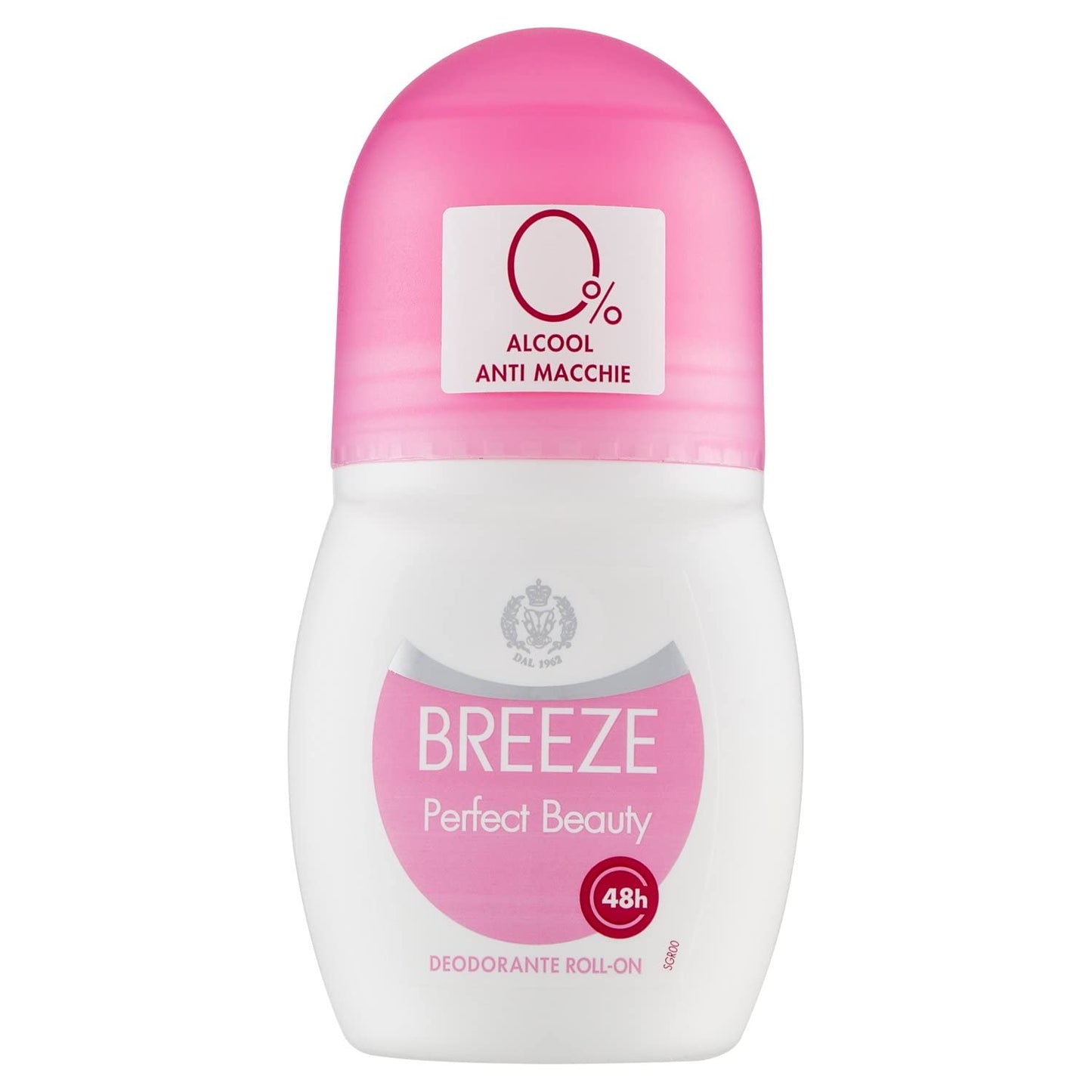 Breeze Perfect Beauty Deodorante Roll-on 48h 0% alcool 50ml, 1.6 Fl Oz made in Italy [italian import]