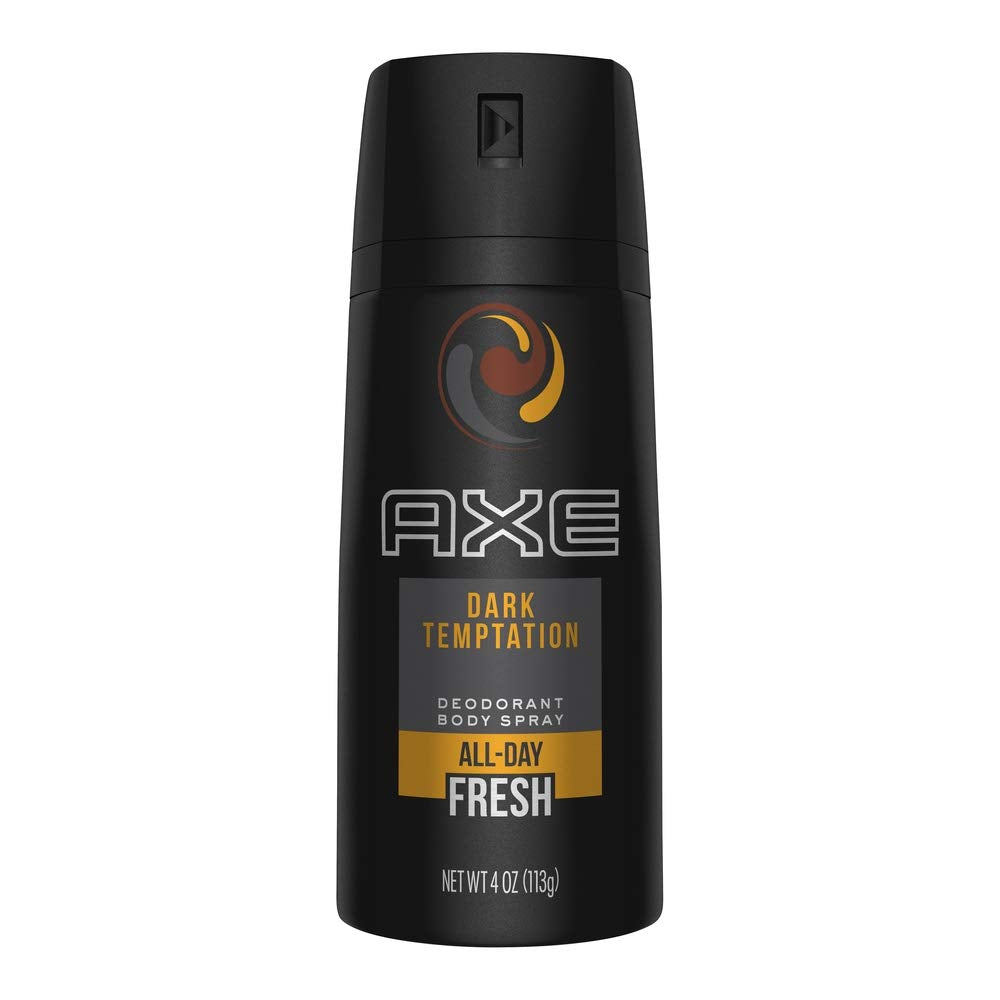 AXE Dark Temptation Deodorant Body Spray, 4 oz (113 g) (Bundle of 6)