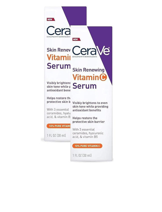 CeraVe Vitamin C Serum with Hyaluronic Acid (PACK 1) (PACK 2)