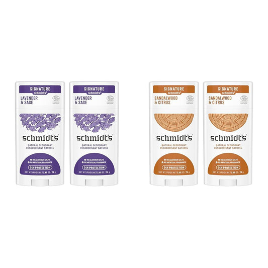 Schmidt's Aluminum Free Natural Deodorant for Women and Men & Aluminum Free Natural Deodorant for Women and Men
