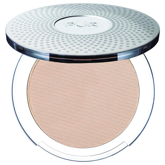 P†R Beauty 4-in-1 Pressed Mineral Makeup SPF 15 Powder Foundation with Concealer & Finishing Powder- Medium to Full Coverage Foundation- Mineral-Based Powder- Cruelty-Free & Vegan Friendly