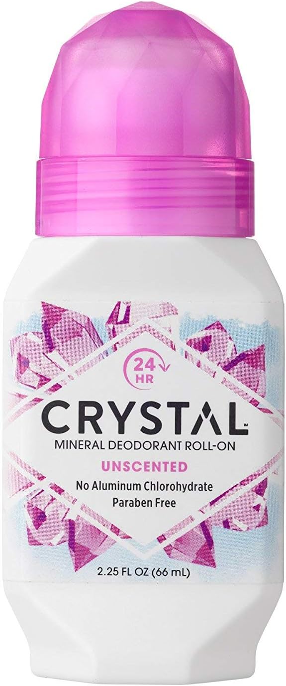 Crystal Deodorant Roll-On 2.25Oz(8 Pack)