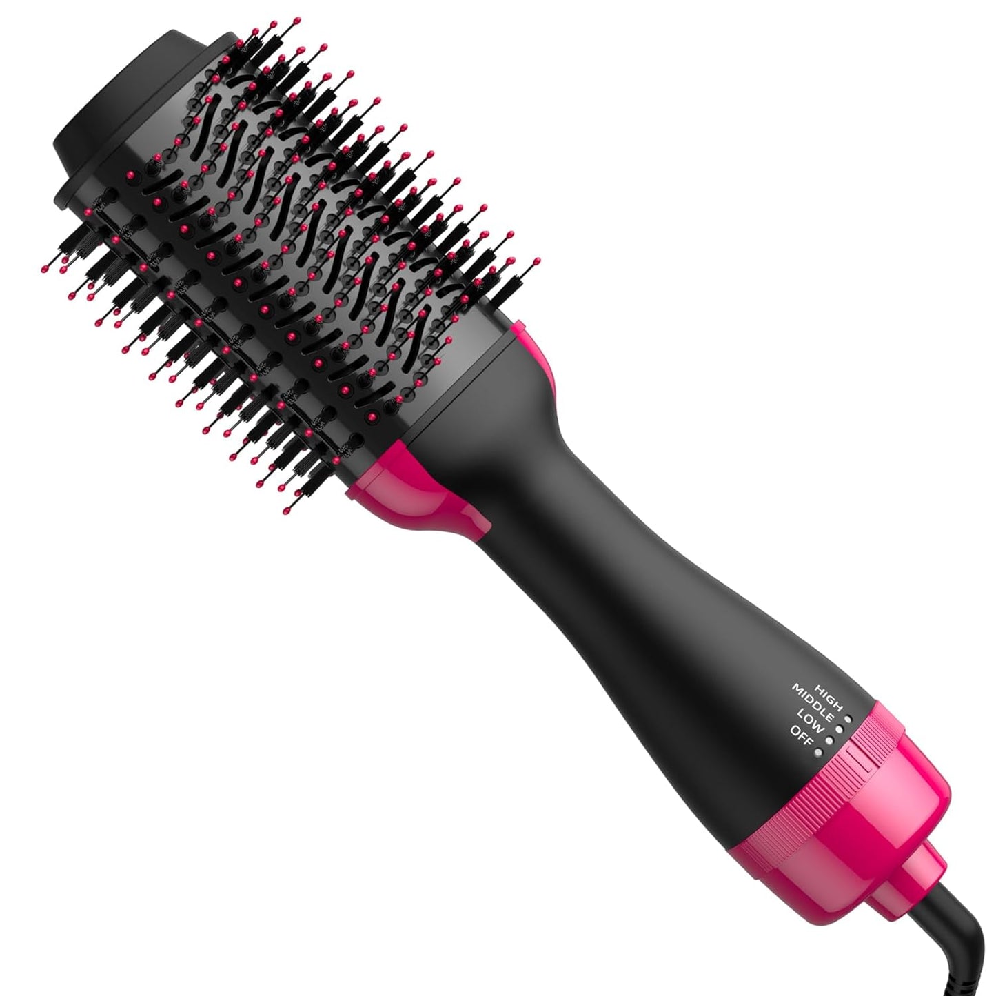 Chamex Hair Dryer Brush Blow Dryer Brush in One, Professional 4 in 1 One Step Hair Dryer and Styler Volumizer with Negative Ion, Hot Air Brush for Drying, Straightening, Curling, Salon All Hair Types