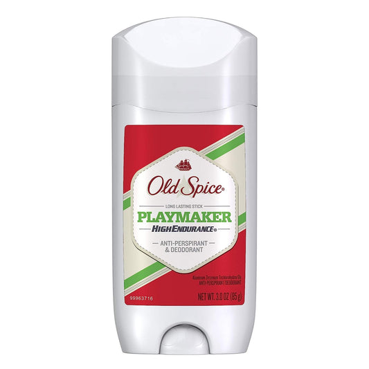 Old Spice High Endurance Invisible Solid Playmaker Anti-perspirant and Deodorant, 3-Ounce (Pack of 3)