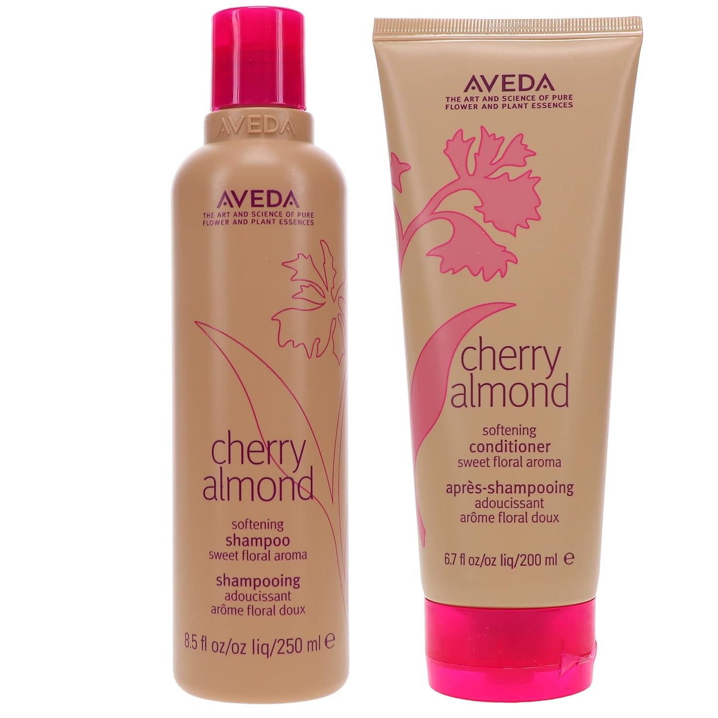 Aveda Cherry Almond Softening Shampoo & Conditioner Duo 8.5 oz