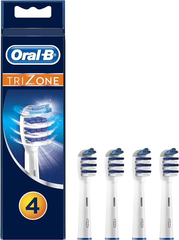 Oral-b Trizone Toothbrush Heads Pack Of 4 Replacement Refills For Electric