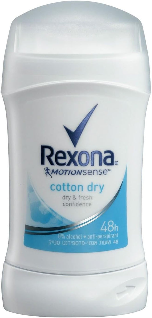 Set of 2 Rexona Motion Sense Deodorant Stick for Women, Cotton Dry 50gr