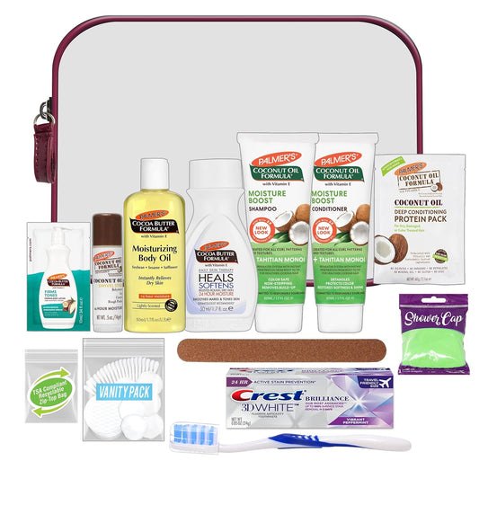 Convenience Kits International Women's 15 Pc Kit Featuring: Palmer's Hair, Face & Body Travel-size Products
