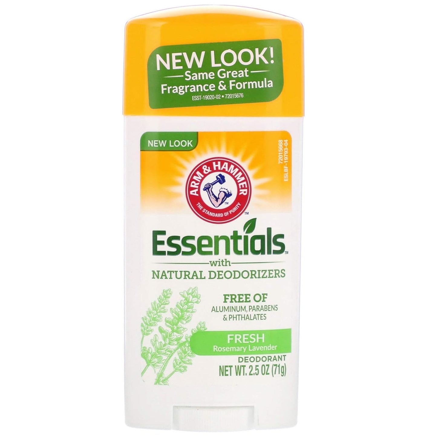 ARM & HAMMER Essentials Natural Deodorant Fresh 2.50 oz (Pack of 10)