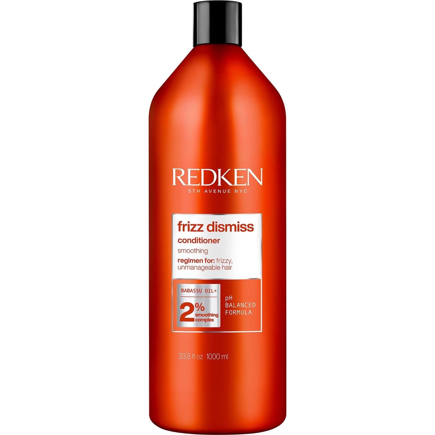 Redken Frizz Dismiss Conditioner | Anti Frizz Conditioner with Humidity Protection | Nourishes, Smooths, and Adds Shine | Weightless Long-Lasting Frizz Control | For Frizzy Hair | Sulfate Free