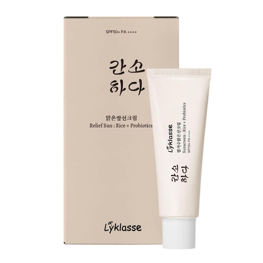 Sunscreen Cream,Relief Sun Organic Sunscreen,Sunscreen Korean Sunscreen, SPF 50+,Suit for All Skin Type,Moisturizing Skin Sunscreen (1PCS)