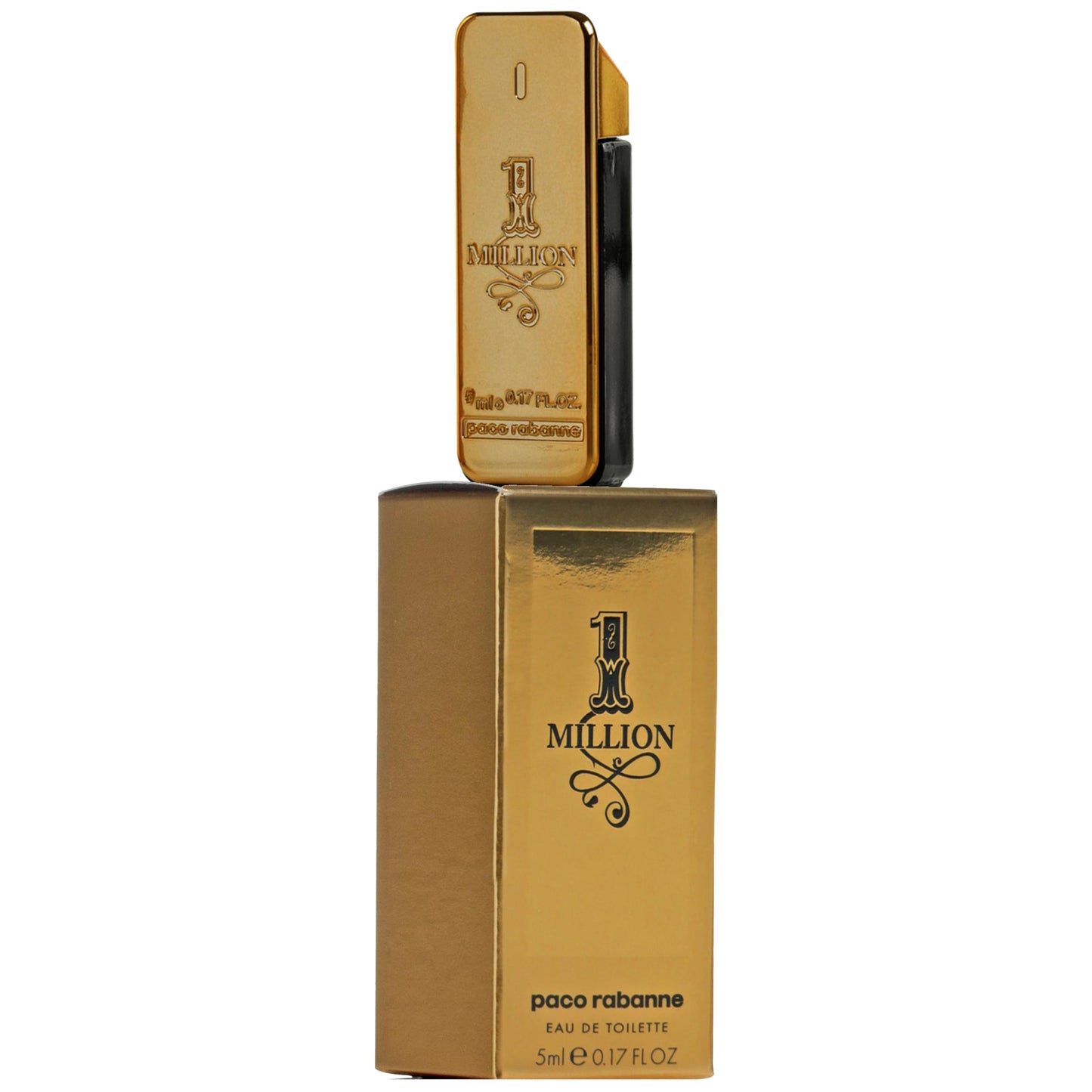 Paco Rabanne 1-Million Eau de Toilette Splash , 0.17 Fl Oz