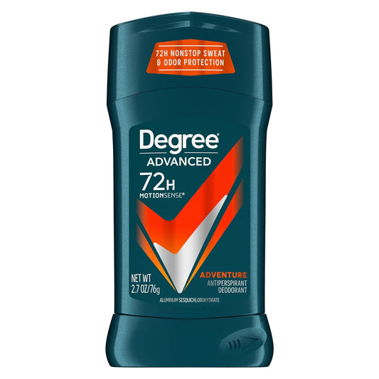 Degree Men Adventure Advanced Protection Antiperspirant Deodorant Stick,2.7 Ounce (Pack of 3)