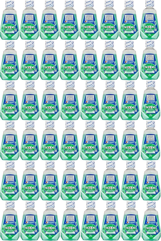 Scope Travel Size Mouthwash Classic Original Mint 1.2 Oz 48 Pack