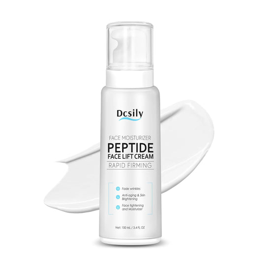 Dcsily Rapid Face Lift Cream: Anti Wrinkle Cream for Face, Peptide Skin Tightening Moisturizer for Women and Men Anti Aging - Collagen Eye Bags Treatment, 10 Years Younger in One Bottle 100ml