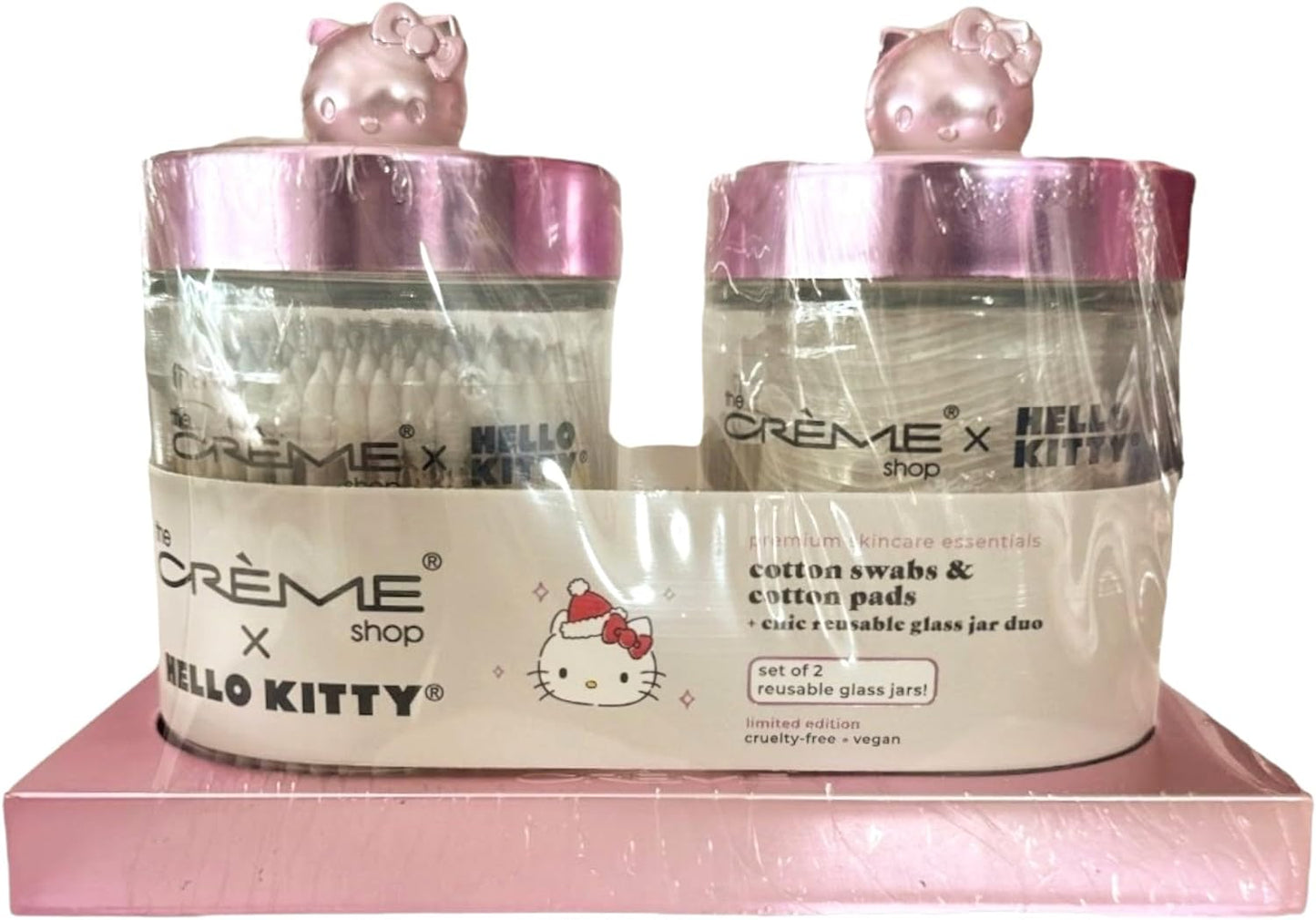 The Creme Shop Hello Kitty Cottons swabs & Cotton Pads Set of 2