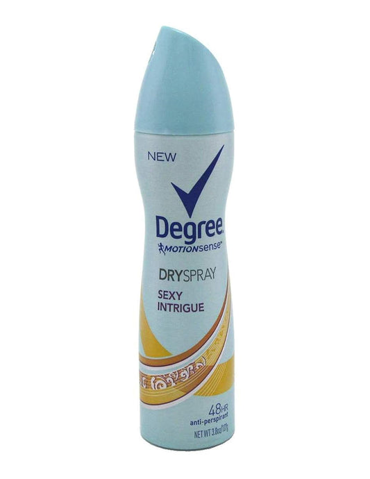 Degree Deodorant 3.8 Ounce Womens Dry Spray Sexy Intrigue (113ml) (6 Pack)