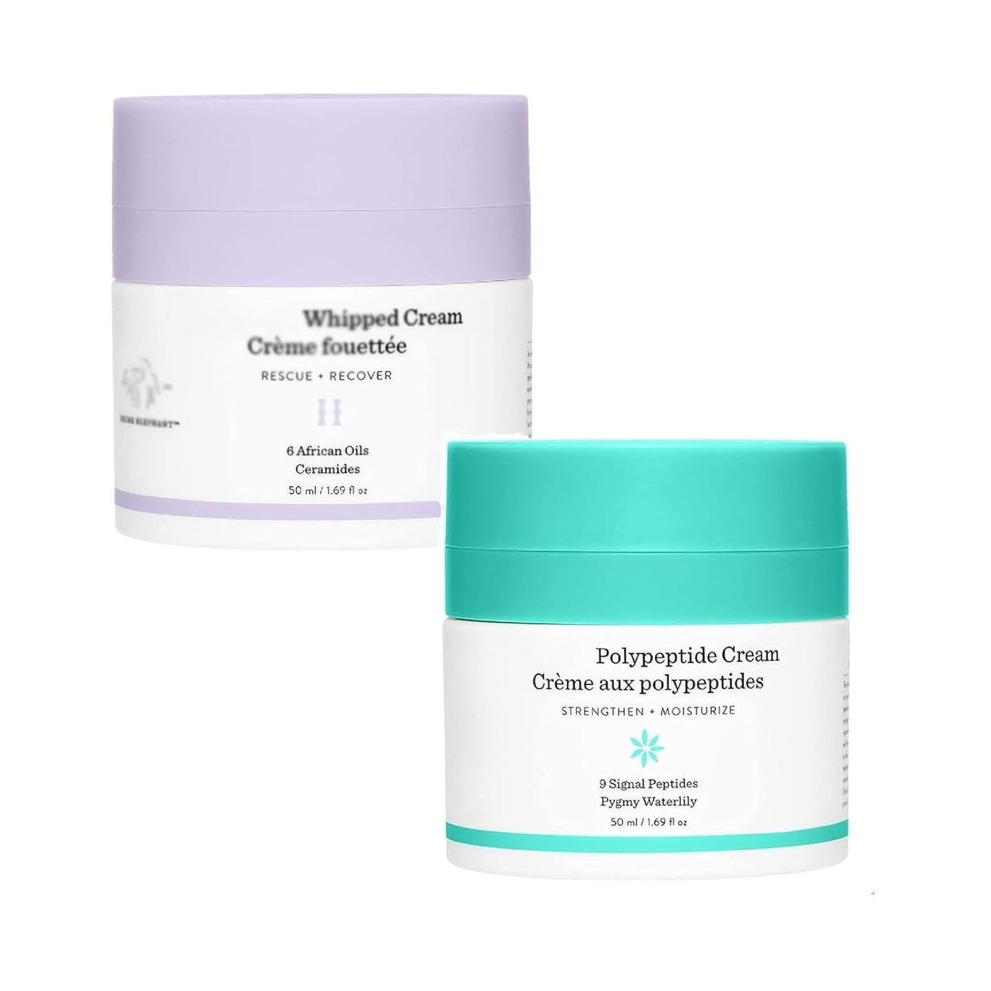 Skin Care Whipped Cream. Polypeptide Cream. Protein Face Moisturizer with Amino Acids Replenishing Moisturizer for Skin Protection and Rejuvenation (50 mL / 1.69 Fl Oz, A+B)