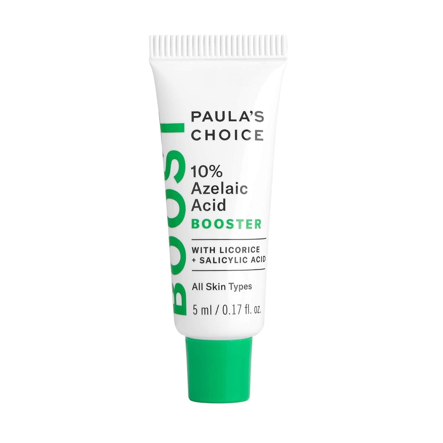 Paula's Choice BOOST 10% Azelaic Acid Booster Cream Gel, Licorice Extract & Salicylic Acid, Oil-Free Skin Brightening Serum, 0.17 Ounce - Travel Size